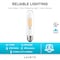 Luxrite T10 Edison LED Light Bulbs 5W (60W Equivalent) 500LM 2700K Warm White Dimmable E26 Base 3-Pack LR21626-3PK - alternate 5